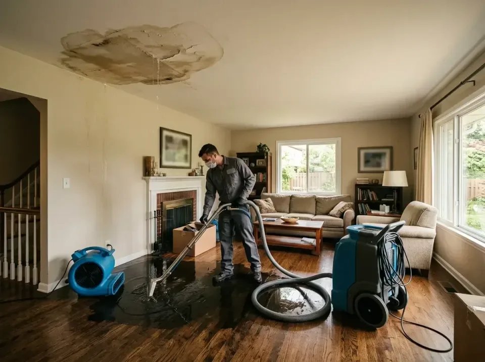 attic-pipe-burst-ceiling-drip-008 — frequently asked questions, Water Damage Restoration & Carpet Care in Carnegie, PA